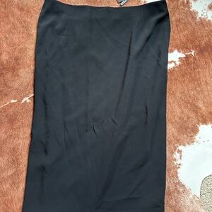 Marina rinaldi Italy Elegant Black Women's Skirt NWT